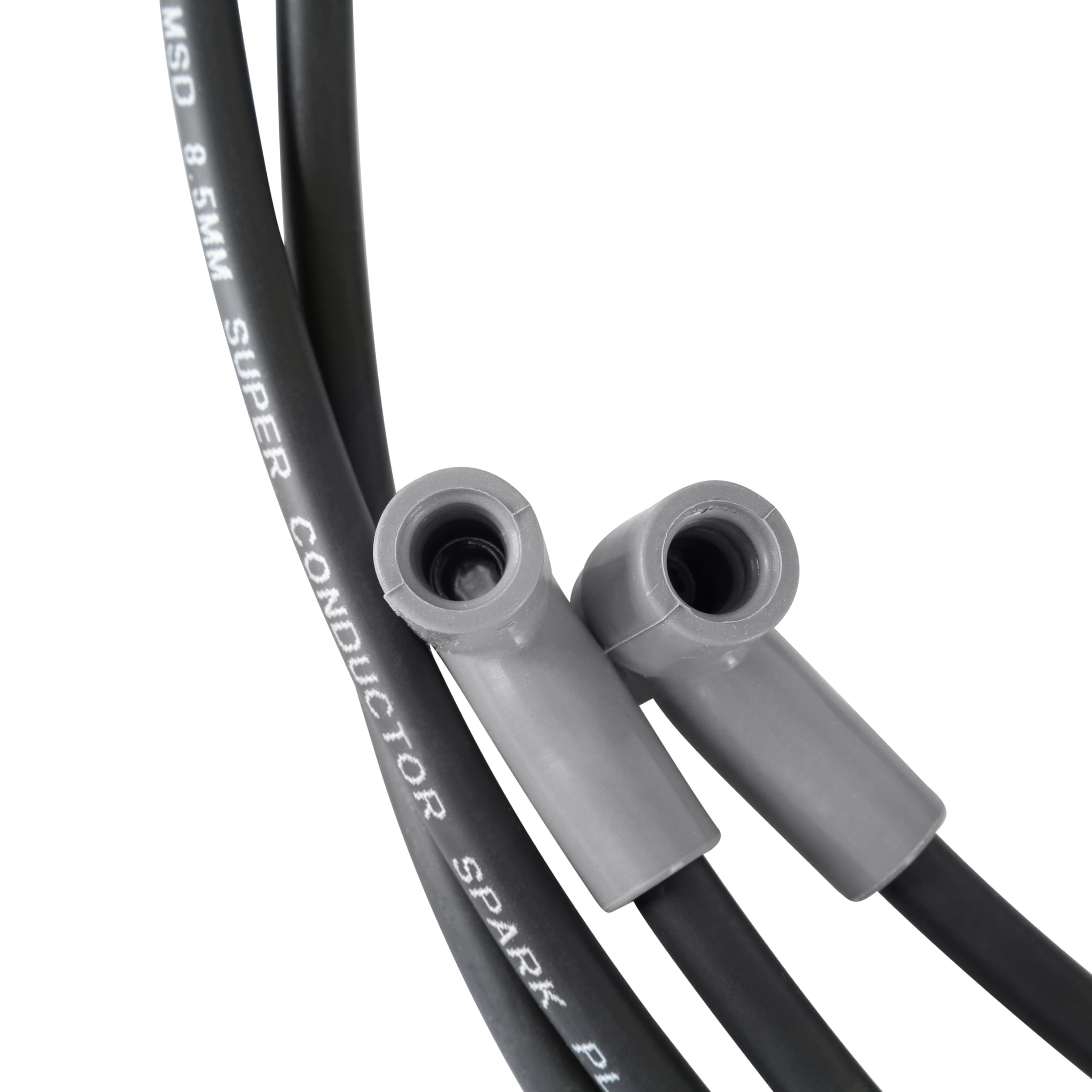 MSD 31243 Black 8.5mm Super Conductor Spark Plug Wire Set - High Performance Ignition Wires for Cars, Trucks & Motorcycles - Perfect for Racing, Off-Road & Daily Driving