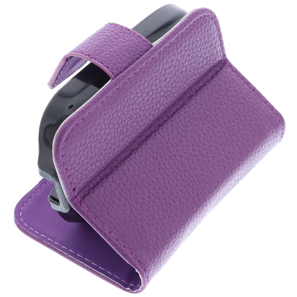 Freestyle Libre 3 Protective Case - Purple Book Style Cover for Abbott Glucose Monitor | Durable Diabetes Accessory for Travel & Daily Use