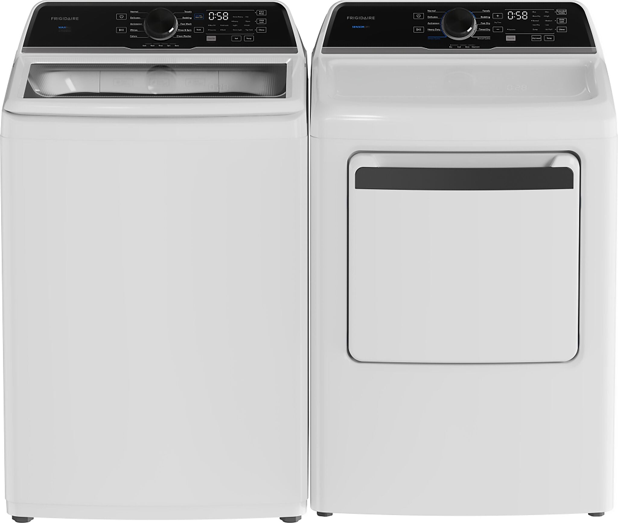 Frigidaire FLVW7523BW 5.1 Cu. Ft. White Top Load Washing Machine - Perfect for Laundry Rooms, Apartments & Small Homes