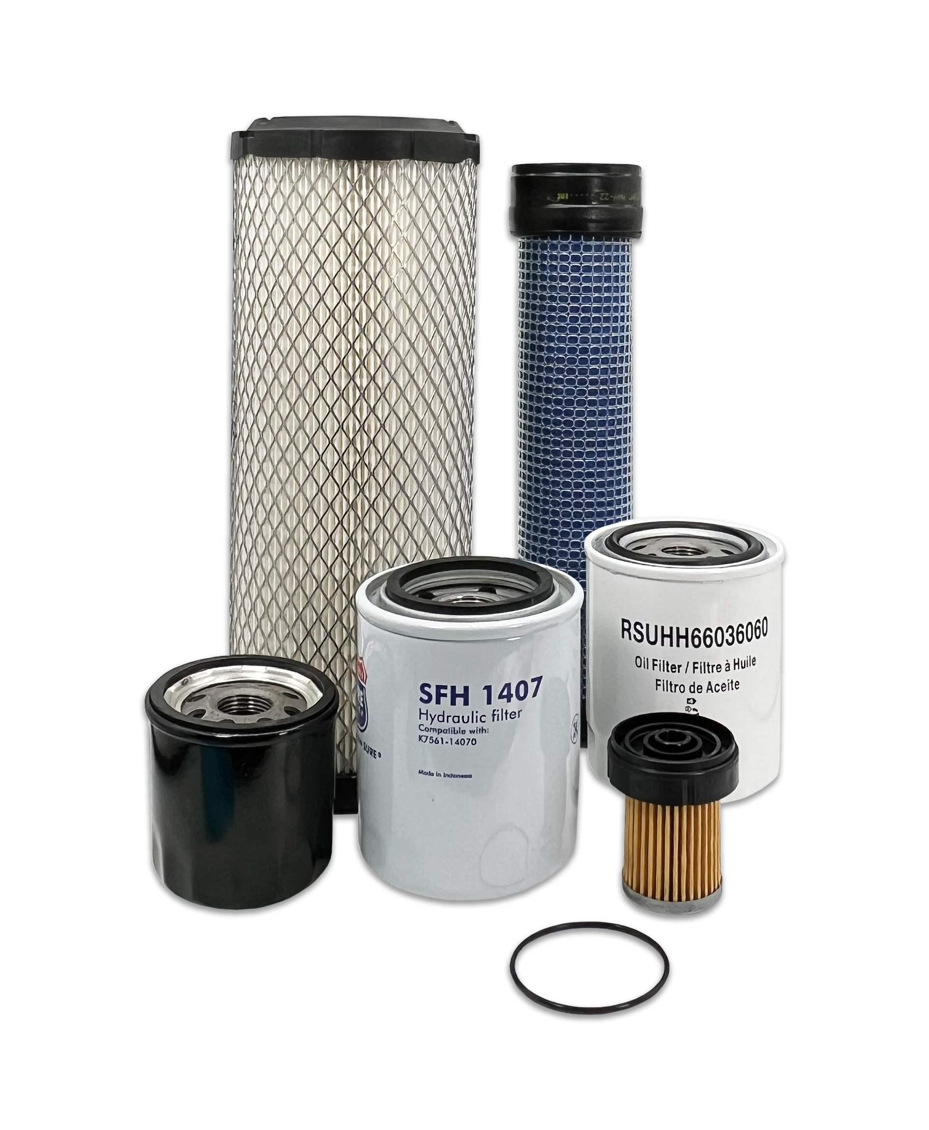 HERO® Maintenance Filter Kit for Kubota RTV900 Utility Vehicle - Air, Oil & Fuel Filters Replacement Set for Off-Road, Farm & Construction Use