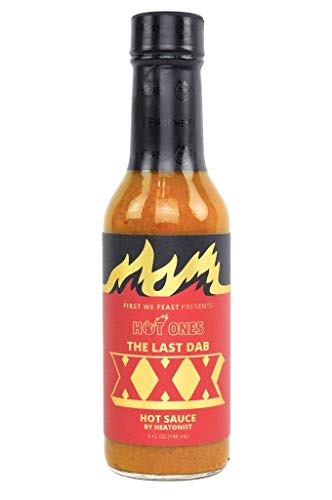 Hot Ones The Last Dab XXX Hot Sauce - Pack of 4 | Extreme Heat Chili Sauce for Wings, Tacos & Spicy Food Challenges | Perfect for Hot Sauce Lovers & Heat Seekers