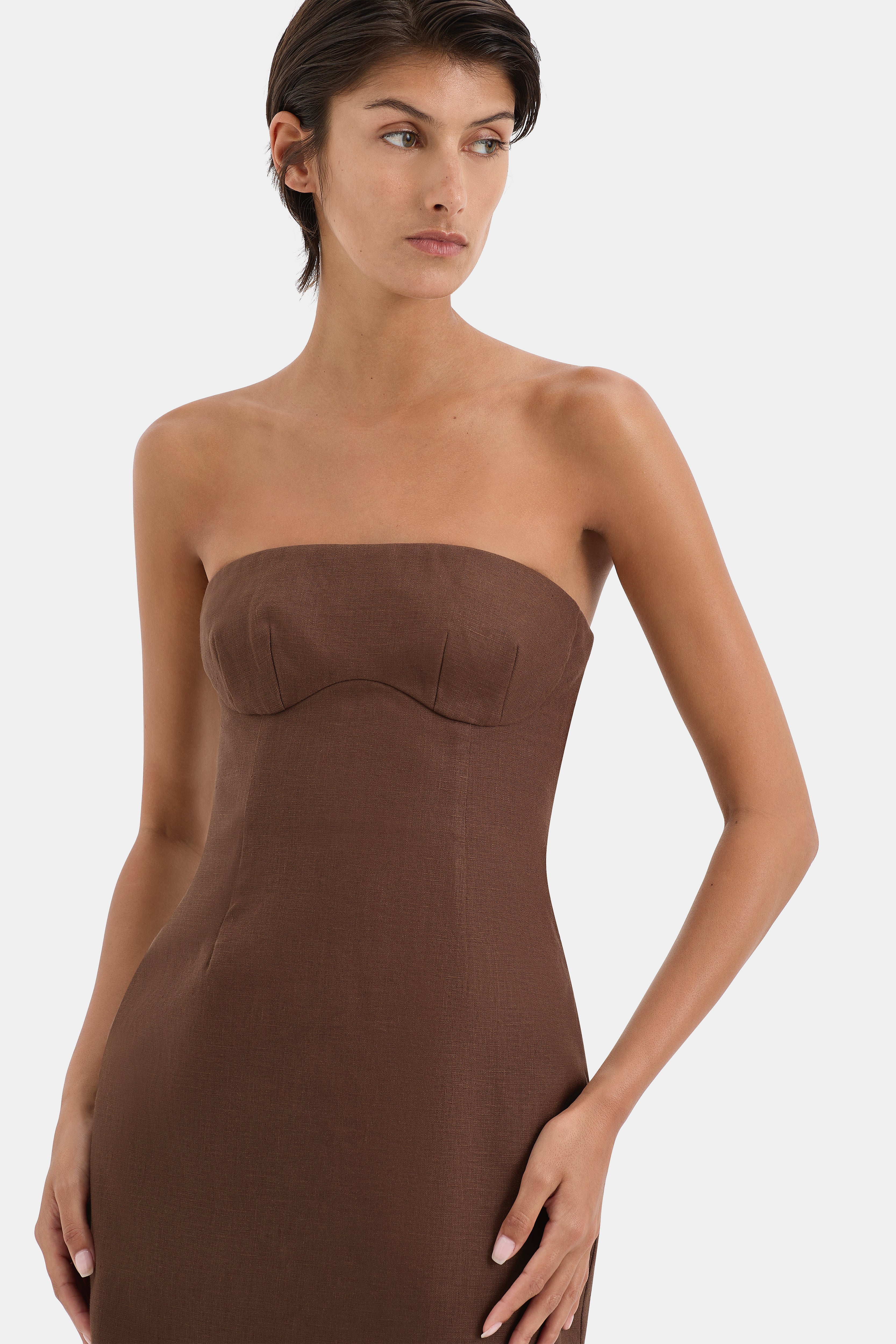 Evalita Column Dress - Elegant Women's Formal Gown for Evening Parties, Weddings & Special Occasions