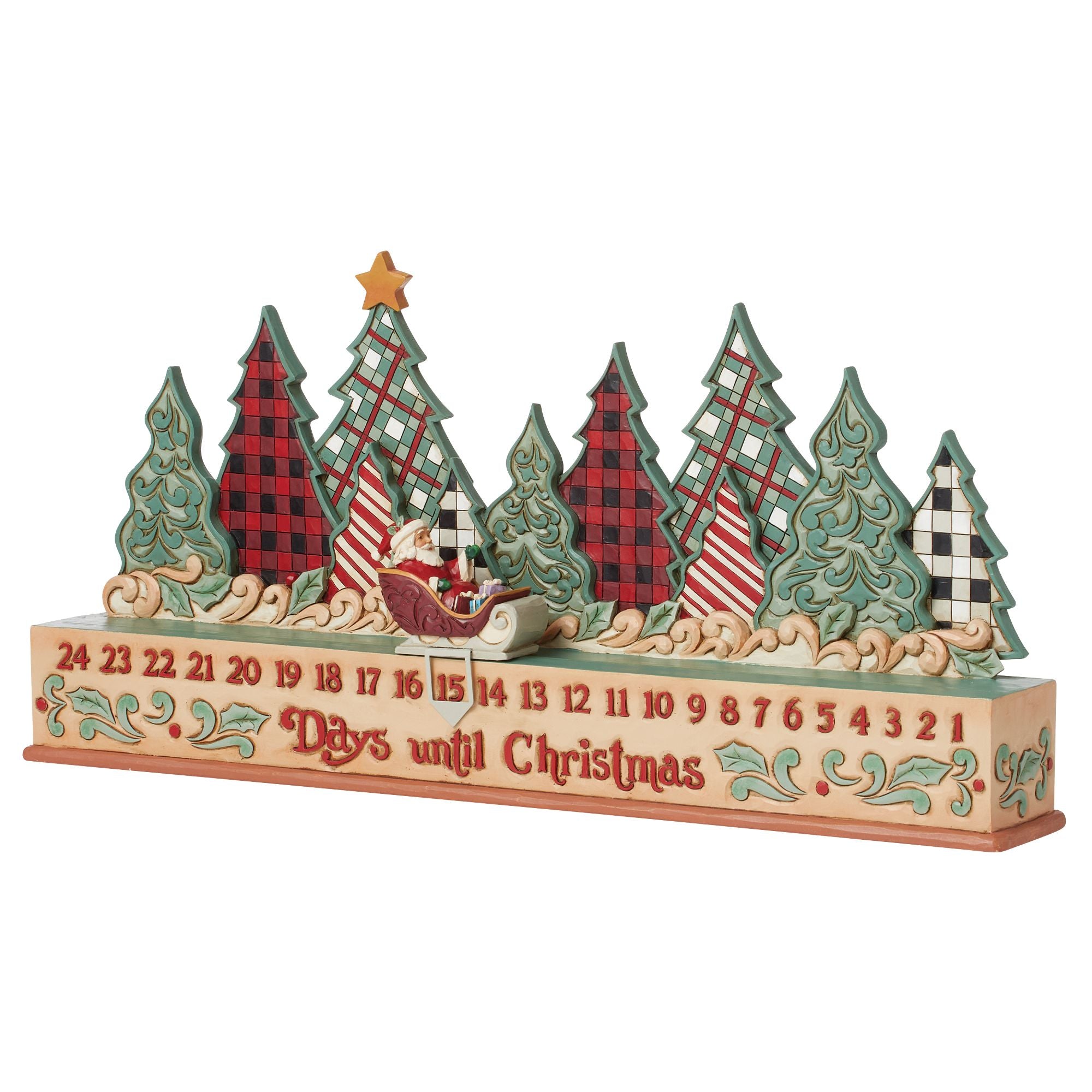 Highland Glen Christmas Countdown Calendar - 24-Day Advent Calendar for Kids & Adults - Perfect for Holiday Decor & Gift Giving