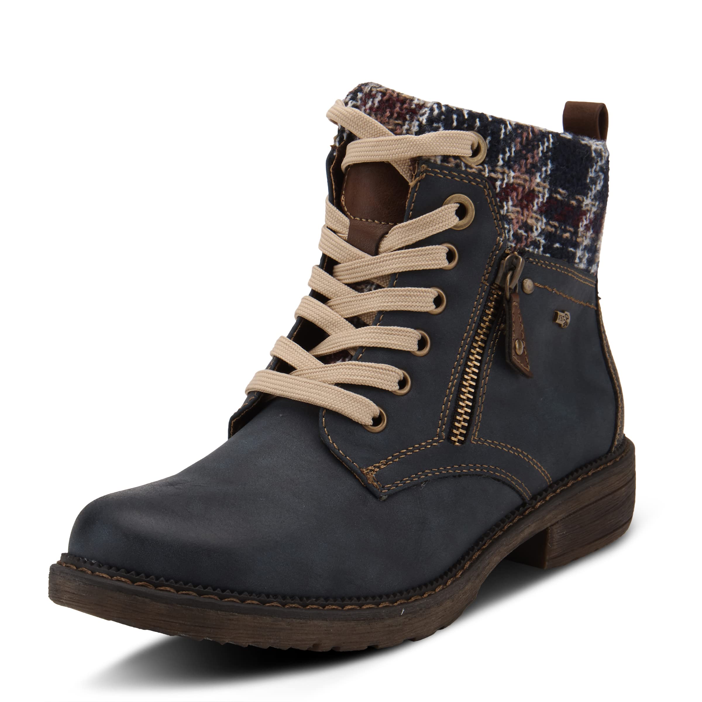 Spring Step Women's Khazera Combat Boots - Stylish Ankle Booties for Women | Waterproof & Comfortable | Perfect for Outdoor Hiking, Fall Fashion & Everyday Wear