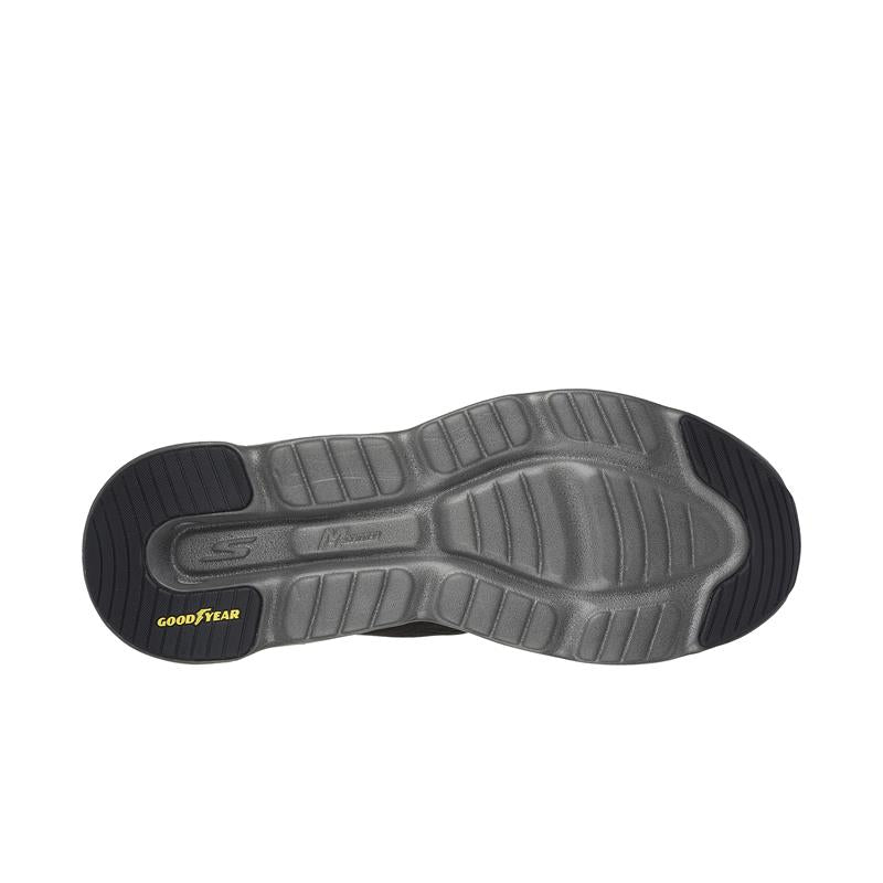 SLIP INS Running Shoes - GO RUN SWIRL TECH SPEED Lightweight Sneakers for Men & Women - 220909/BKCC - Perfect for Jogging, Gym Workouts & Daily Wear