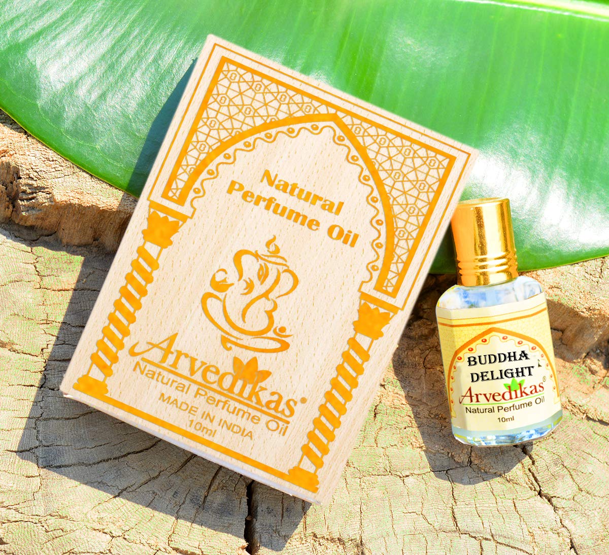 Arvedikas Buddha Delight Perfume Oil Roll-On - 10ml Floral Fragrance for Women | Natural Aromatherapy & Daily Wear | Perfect for Meditation, Yoga & Spiritual Practices