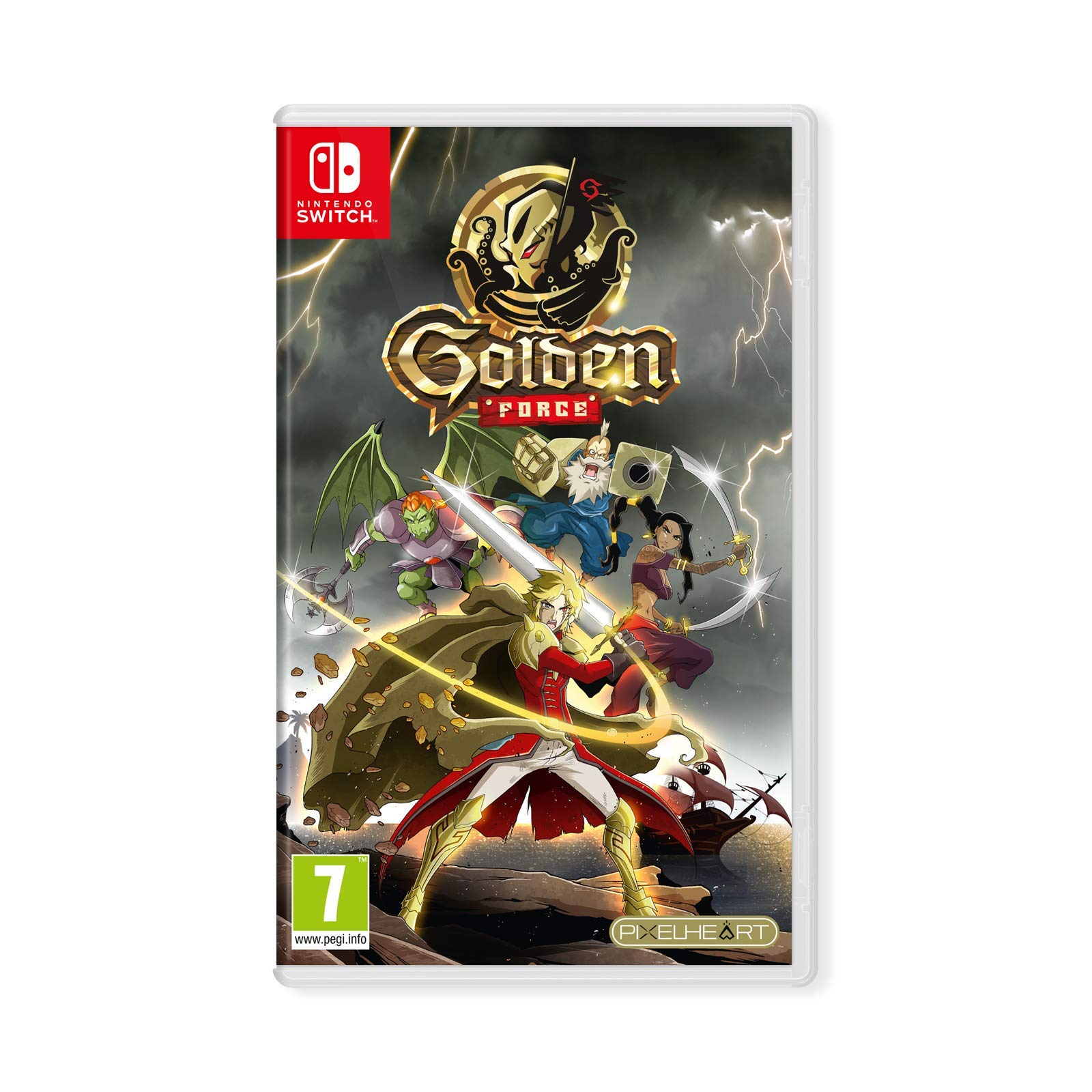Golden Force - Action-Adventure Game for Nintendo Switch | Fast-Paced Combat & Stunning Graphics | Perfect for Solo & Co-Op Gaming Nights