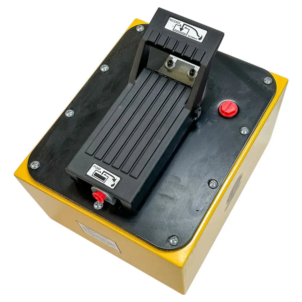 ESCO 2 Gallon Air Hydraulic Pump - Heavy Duty Portable Hydraulic Oil Pump for Automotive, Industrial & Farm Equipment - Ideal for Jacks, Presses & Hydraulic Tools