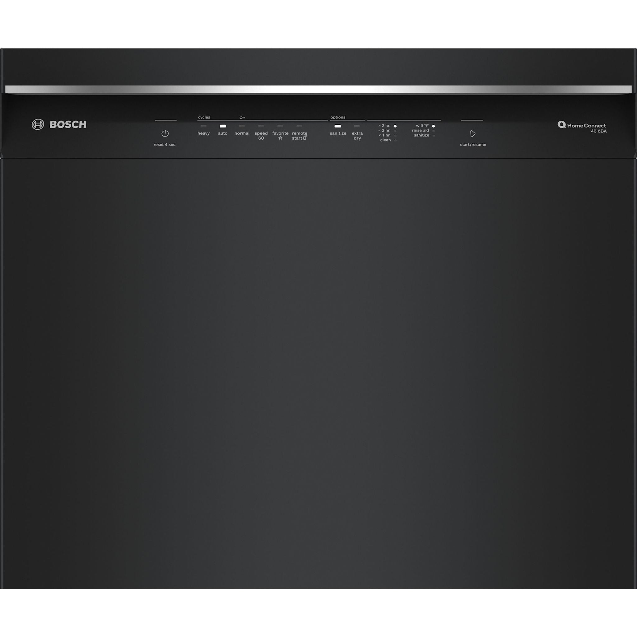 Bosch SHE53C86N Built-In Dishwasher - 24 Inch Stainless Steel Interior, 44 dBA Ultra Quiet, 16 Place Settings, 5 Wash Cycles - Perfect for Large Families & Open Kitchen Designs