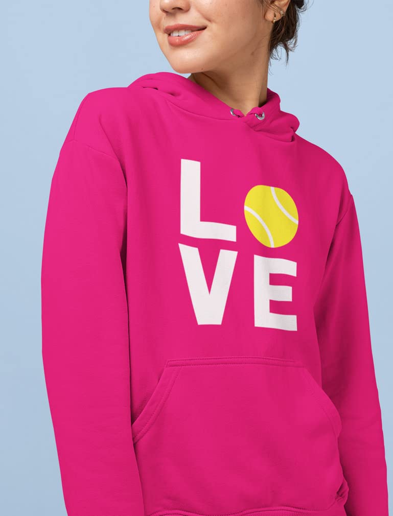 Women's Tennis Sweatshirt Hoodie - Cute Novelty Gift for Players, Coaches & Fans | Perfect for Matches, Training & Casual Wear