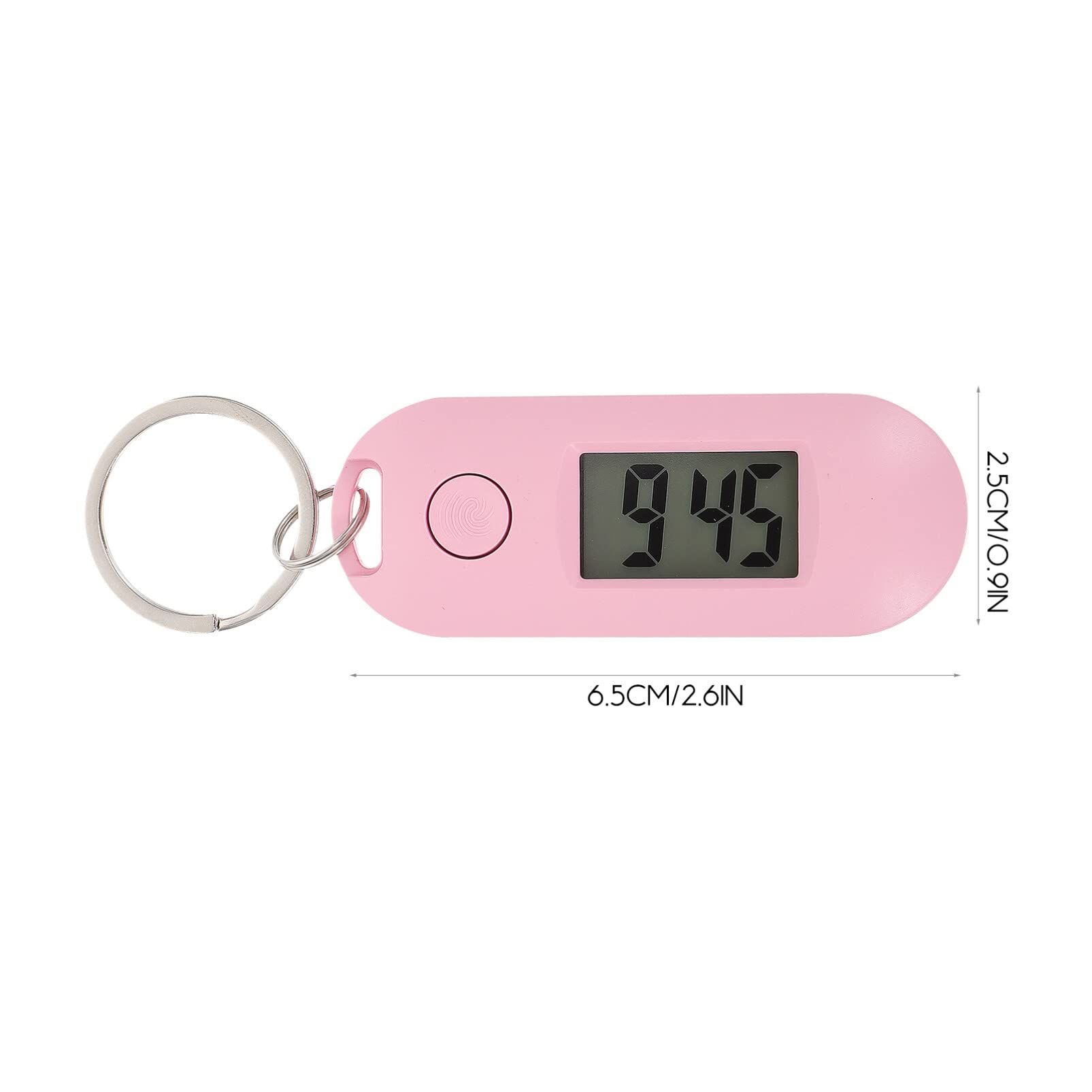 LED Digital Pocket Watch with Keychain - Stylish Hanging Watch for Students, Perfect for School, Travel & Gifts