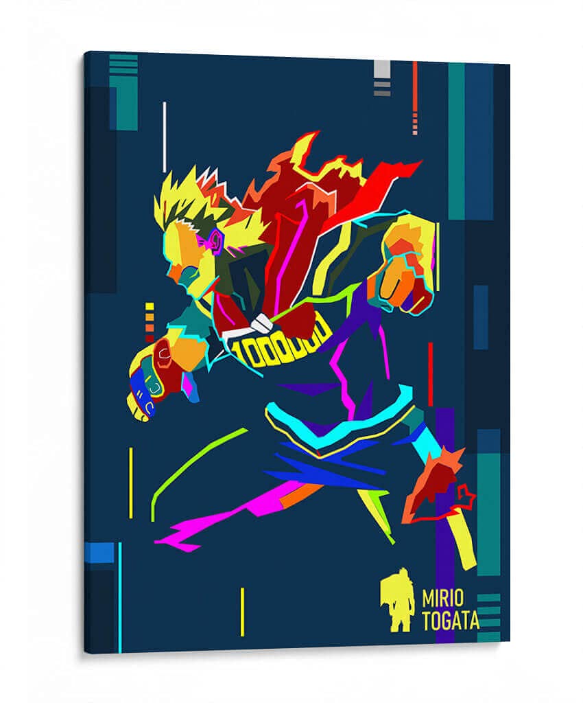 Premium Canvas Wall Art Decor - Lemillion Plus Ultra Anime Artwork by Artist Roge I. Luis - 18 x 24 Inches - Perfect for Living Room, Bedroom & Office Decor
