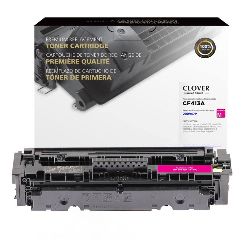 TonerWise Remanufactured Magenta Toner Cartridge for HP CF413A (HP 410A) | High-Quality Compatible Ink Replacement | Perfect for Home & Office Printing