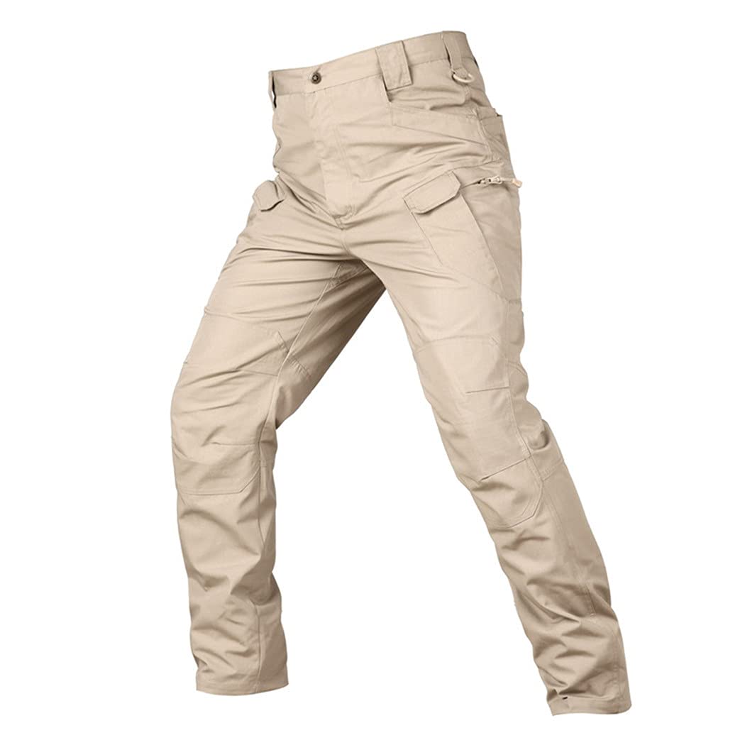 KEHAIOO Tactical Camouflage Military Cargo Pants for Men - Waterproof Ripstop Combat Pants with Multiple Pockets - Durable Outdoor Hiking & Airsoft Tactical Pants for Spring & Fall Wear