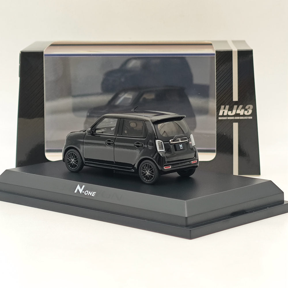 1/43 Scale Honda N ONE RS Crystal Black Pearl Diecast Model Car - Limited Edition Collectible for Car Enthusiasts & Hobbyists | Perfect for Display, Gifts & Model Car Collections