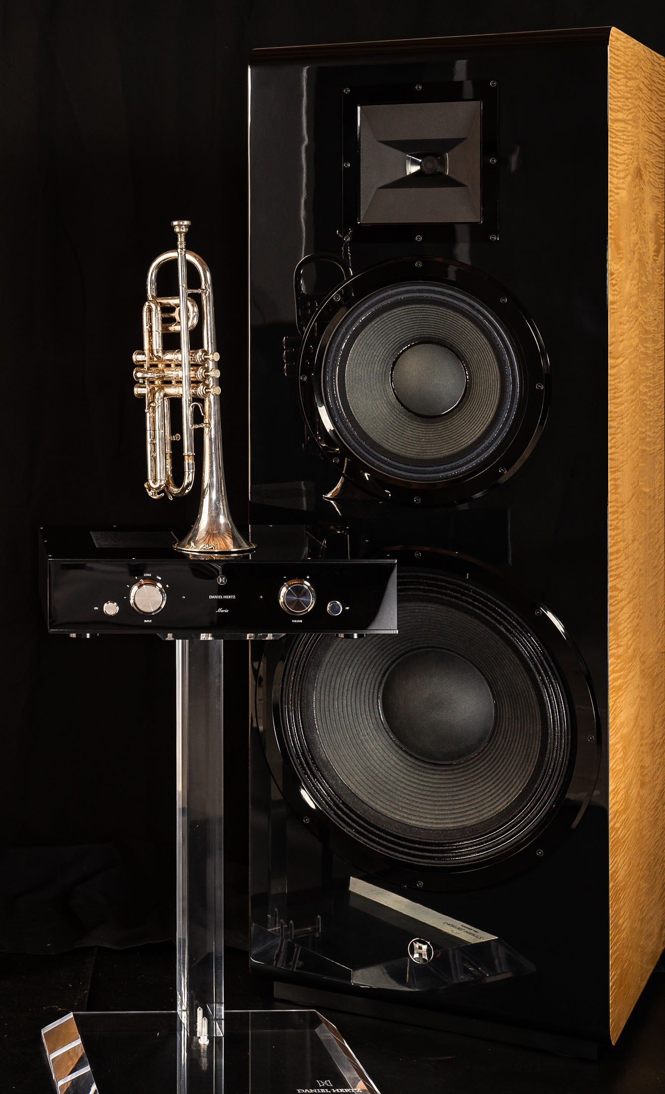 Daniel Hertz M1/Maria 800 High-End Wireless Speaker - Premium Bluetooth Audio System for Home & Office - Perfect for Music Lovers, Audiophiles & Entertainment Spaces
