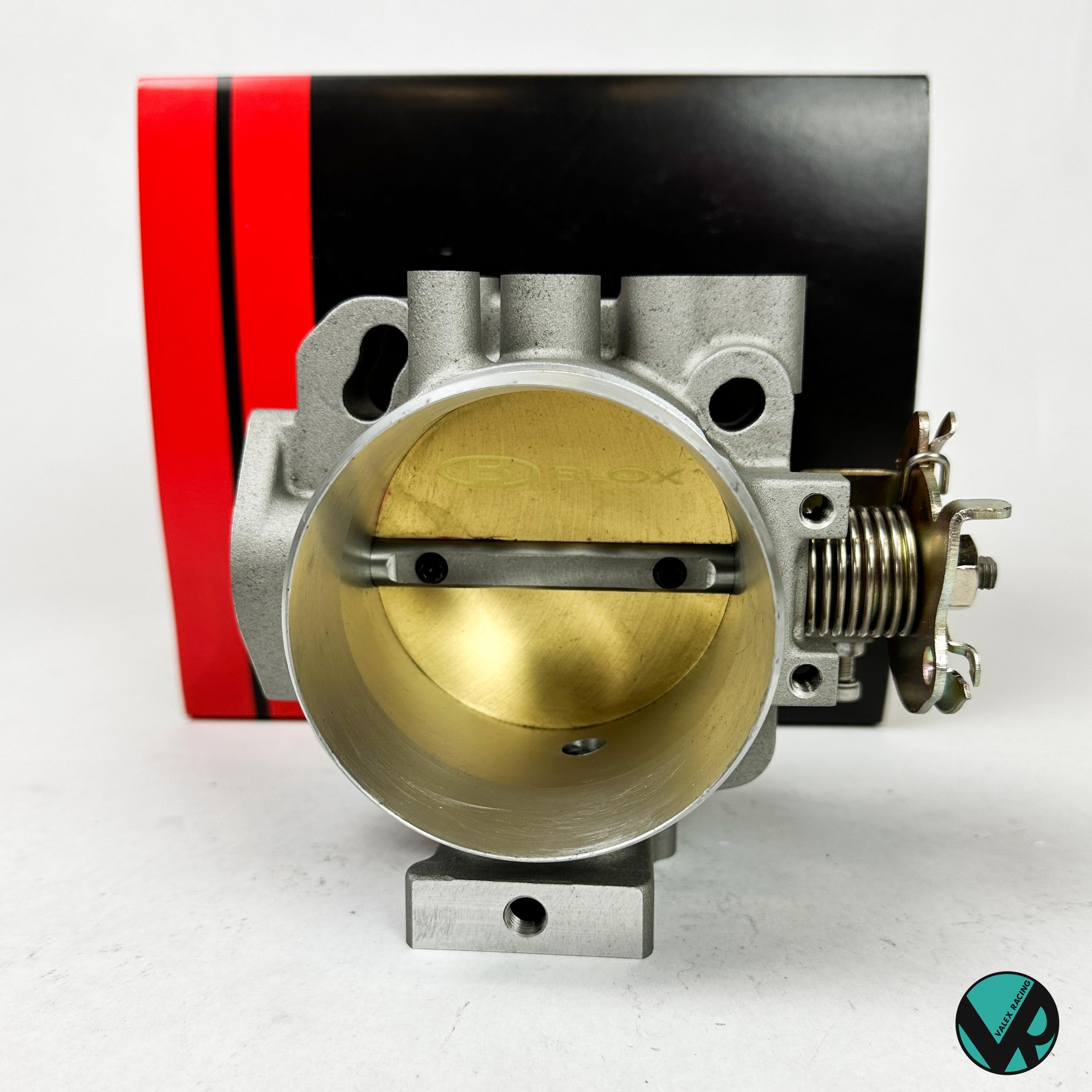 BLOX RACING TUNER SERIES 70MM DUAL PATTERN THROTTLE BODY with Thermal Gasket - Compatible with K20 K24 PRB PRC RBC RRCRBC/PRC - High Performance Upgrade for Honda Civic, Acura RSX & TSX - Perfect for Street Racing & Track Days