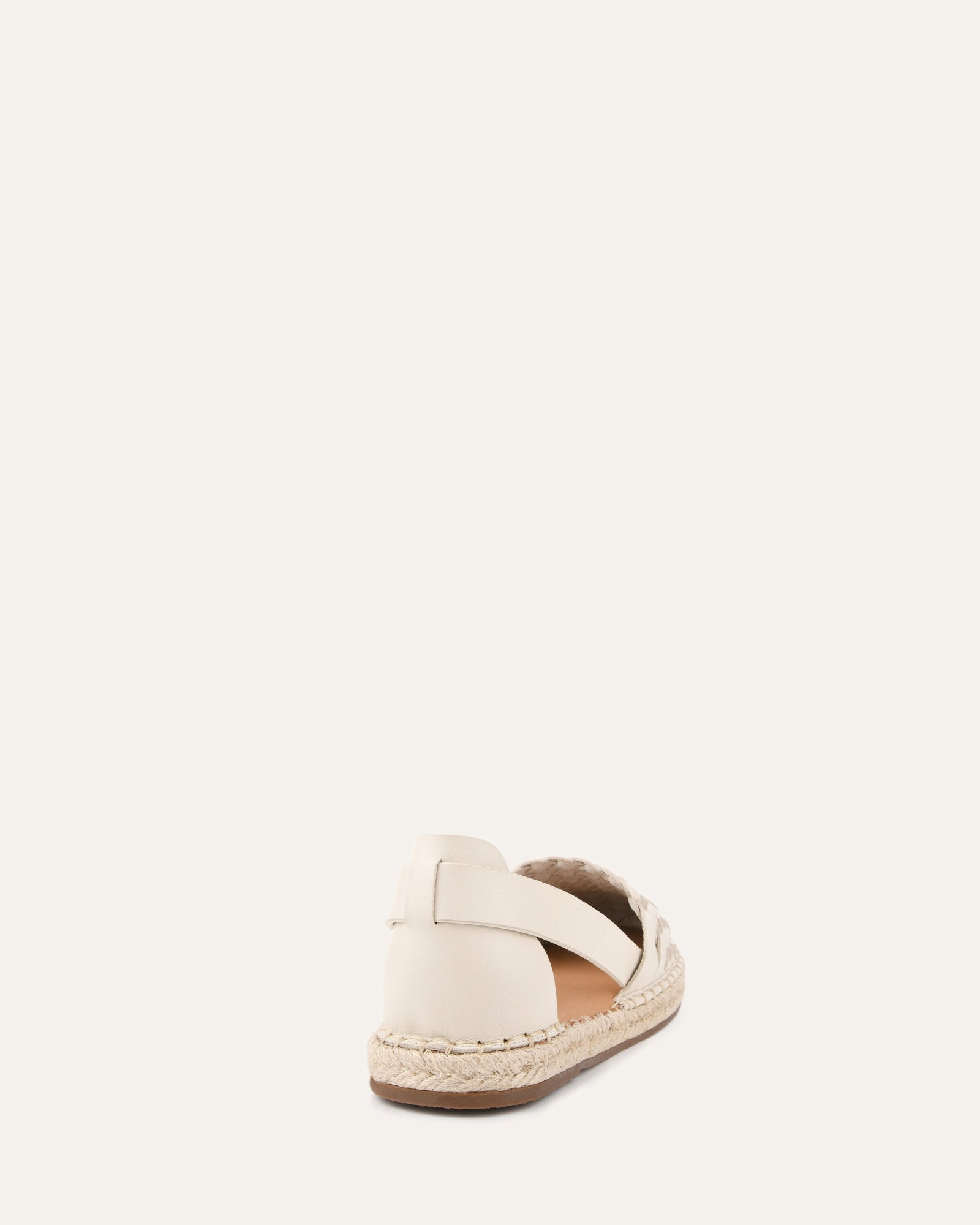 Opal Flat Espadrilles - Off White Leather Women's Shoes for Summer, Beach & Casual Outfits | Comfortable & Stylish Sandals