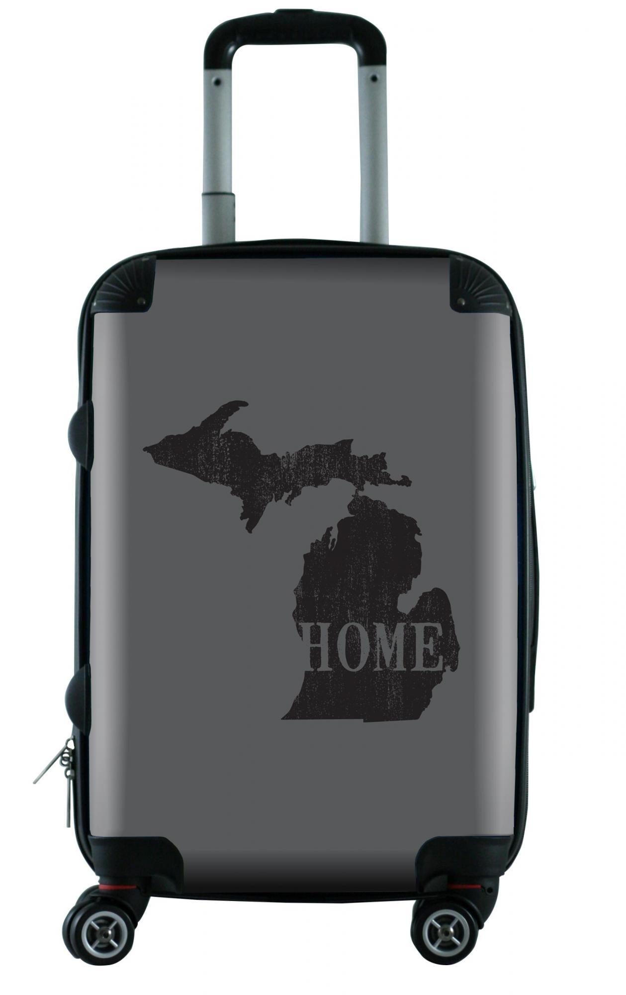 612 My Home State Michigan 20 Carry On Luggage - Perfect for Travel, Business Trips & Weekend Getaways