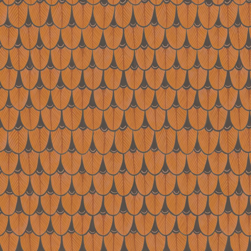 Cole and Son Narina Wallpaper - Burnt Orange Floral Design for Living Room & Bedroom Decor | Premium Peel & Stick Wallpaper for Easy Installation