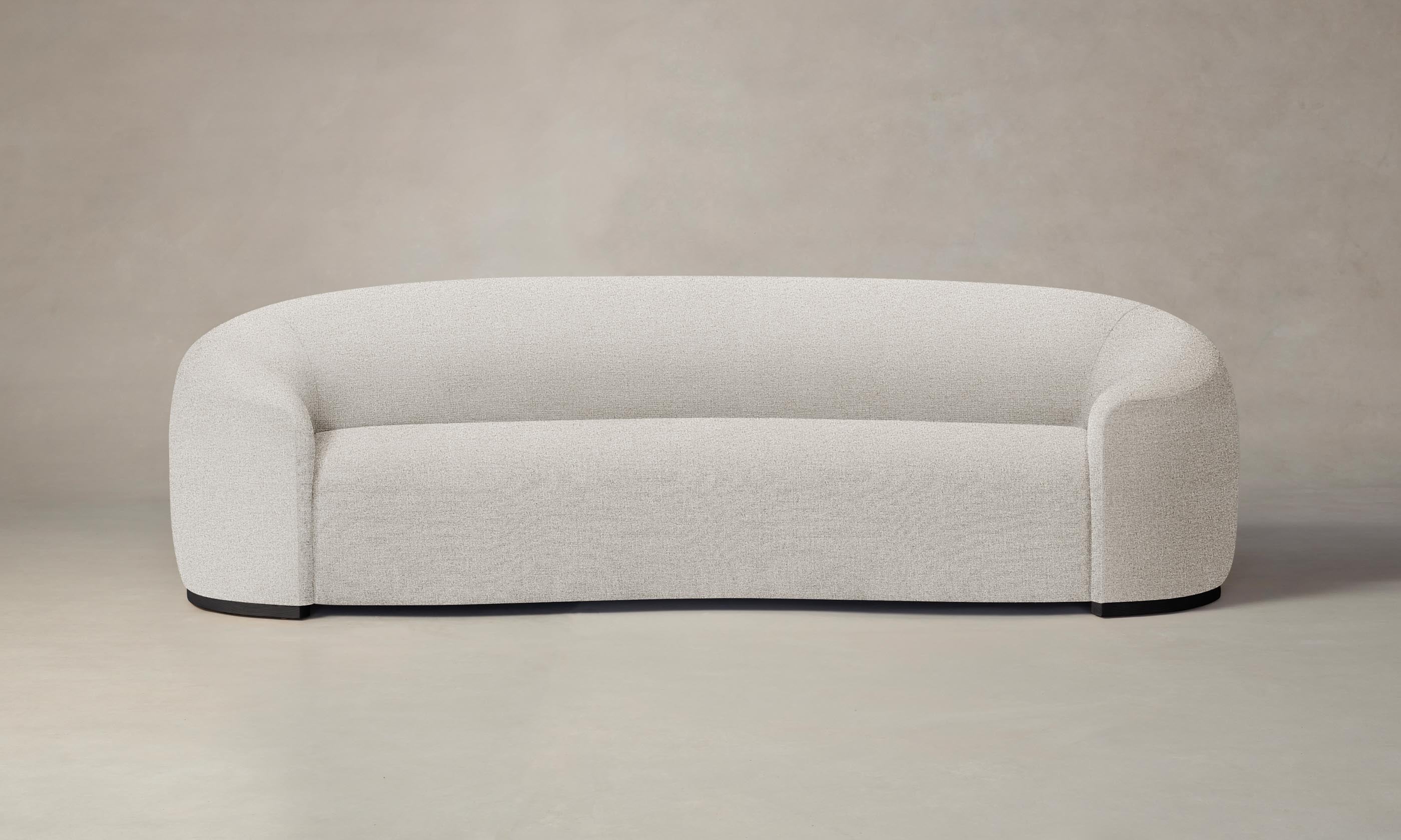 The Chelsea Sofa - Modern Performance Bouclé Polar Fabric Sectional Couch for Living Room, Lounge & Family Room - Cozy & Durable Upholstered Furniture