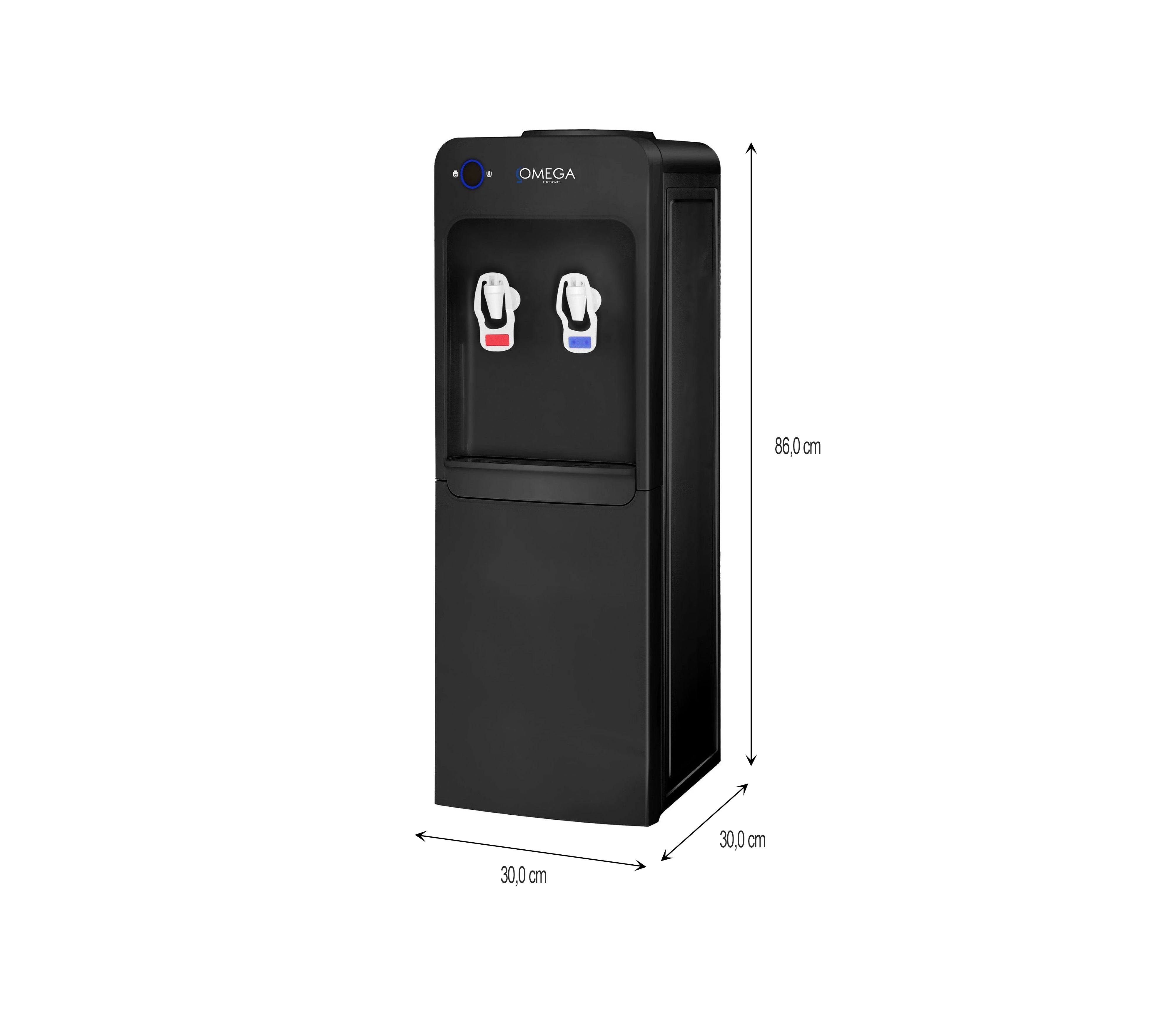 Top Loading Cold Water Dispenser OWD 03B by Omega Electronics - Perfect for Offices, Homes & Events | Energy Efficient & Space Saving Design