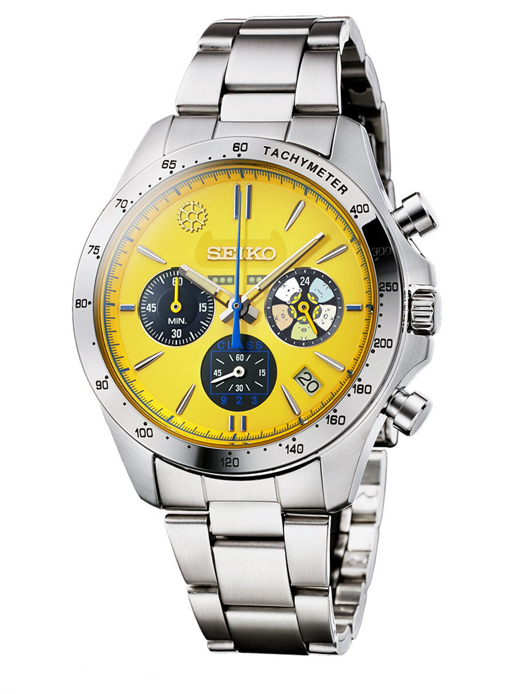SEIKO × SUMIKKO GURASHI × CLASS 923 DR.YELLOW Shinkansen Limited Edition Japanese Watch - Perfect for Anime Fans & Train Enthusiasts