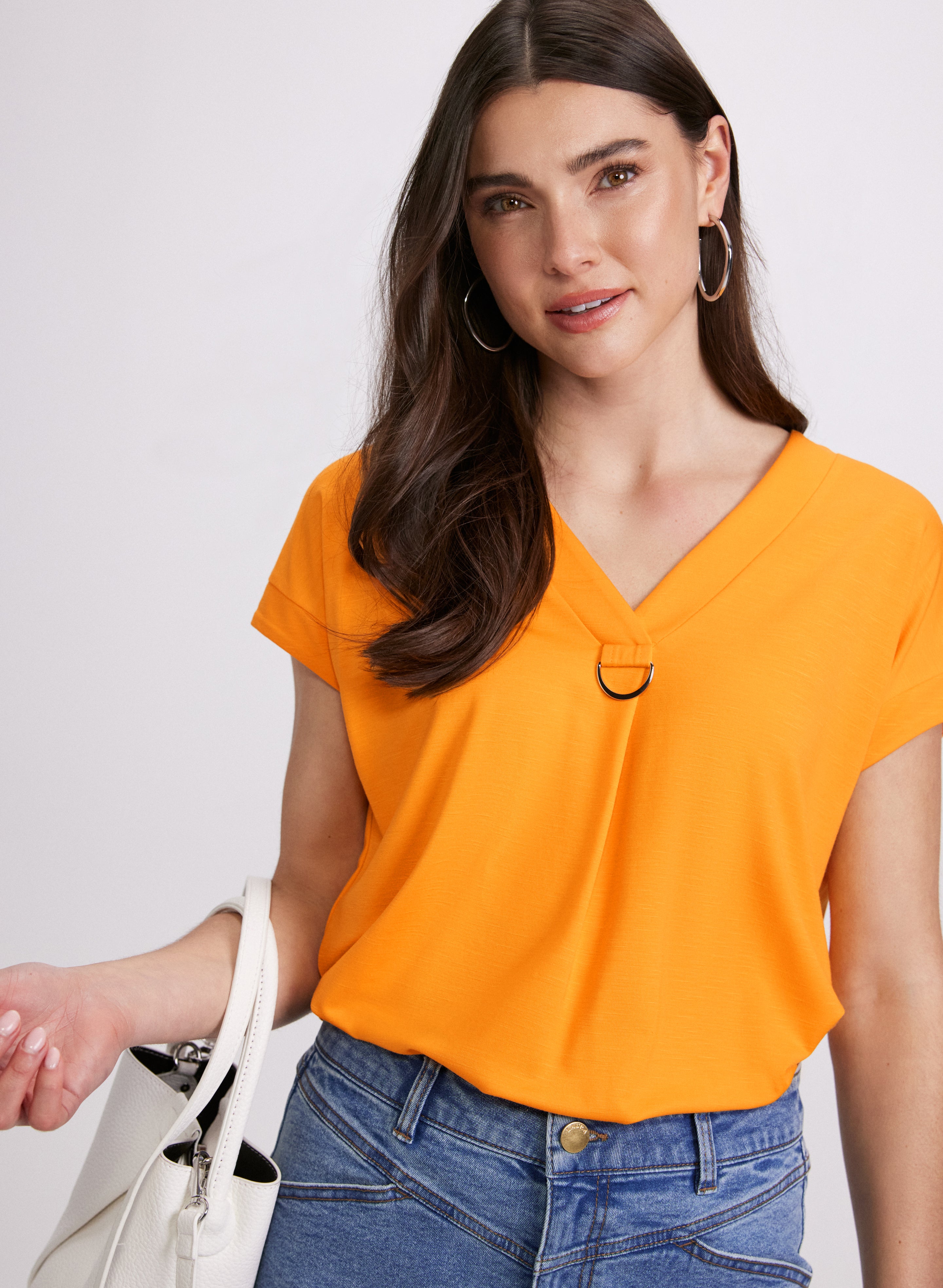 D-Ring T-Shirt for Women - Desert Orange Petite Sizes (4010338-1052-831) | Casual Wear, Layering & Everyday Outfits