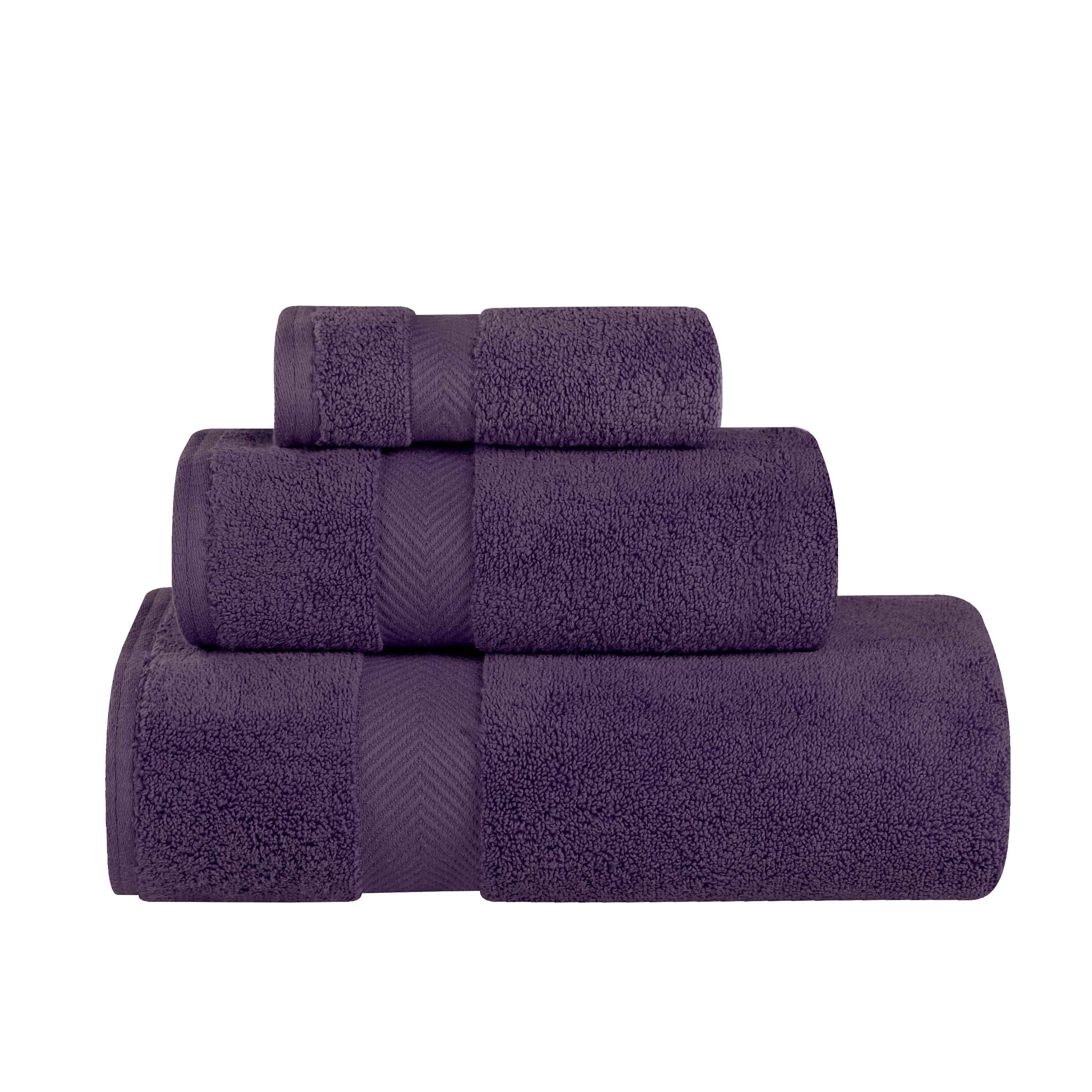 Premium 100% Cotton Zero Twist 3-Piece Bath Towel Set - Ultra Soft & Absorbent for Bathroom, Spa & Gym Use