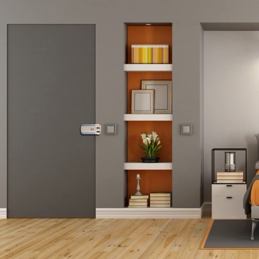 Smart Keyless Door Lock - Touch, Remote & Phone Control (Optional) - Easy Installation for Home, Office, Hotel & Dormitory - Modern Secure Entry System for Enhanced Safety & Convenience