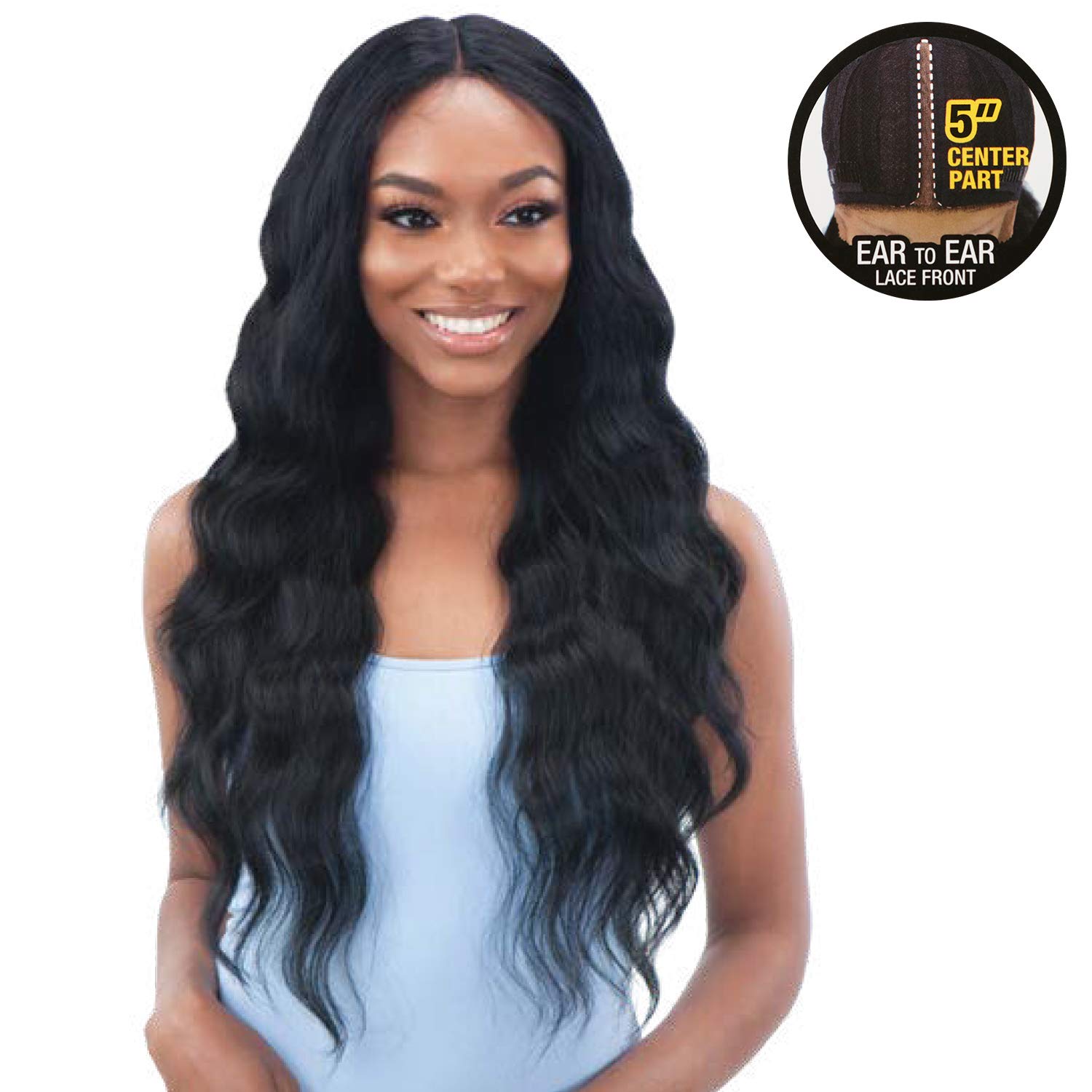 Organique Mastermix Synthetic Lace Front Wig - HALO WAVE 28