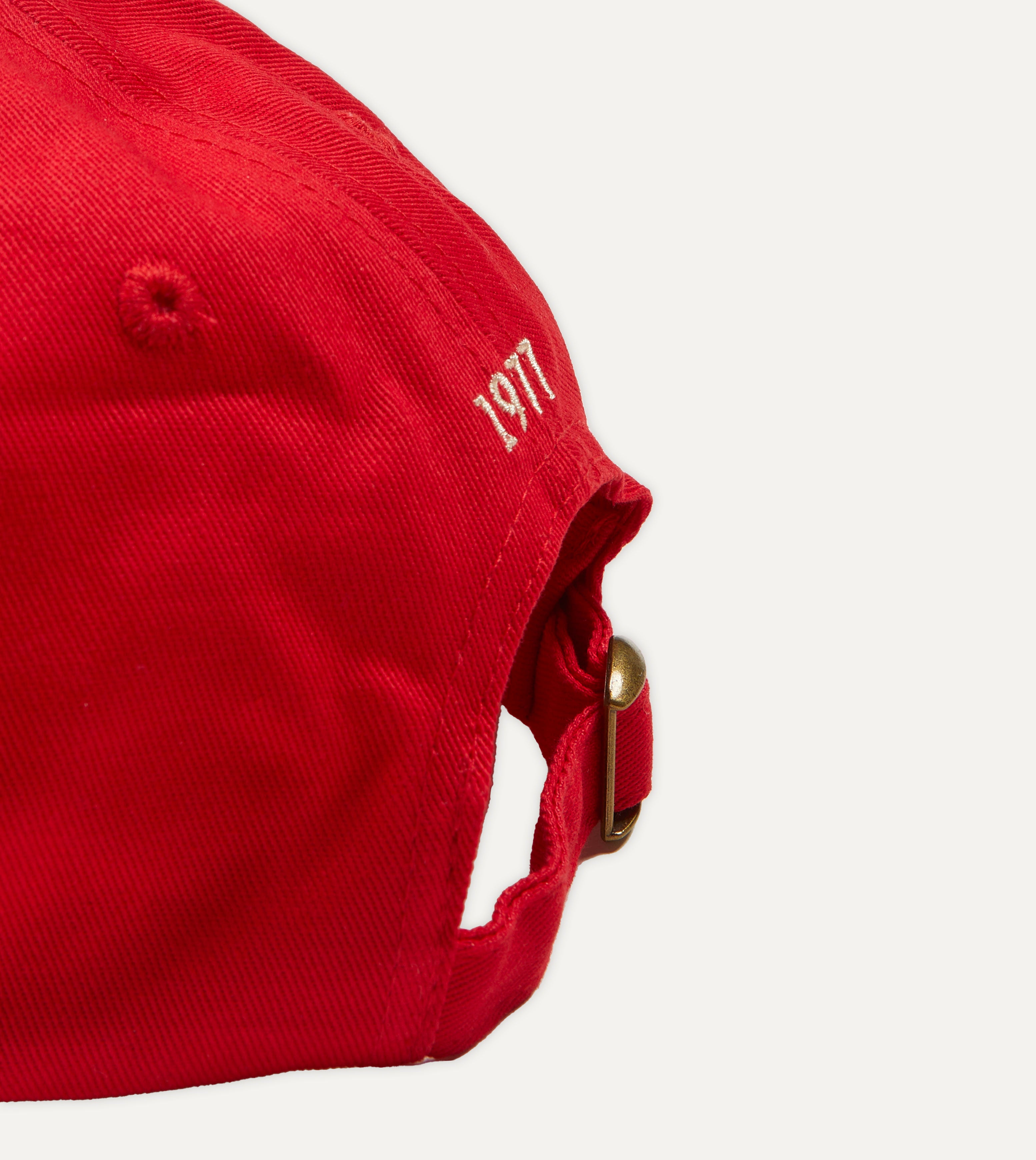 Red 'D' Flag Emblem Cotton Twill Baseball Cap - Adjustable Dad Hat for Men & Women - Perfect for Sports, Outdoor Activities & Casual Wear