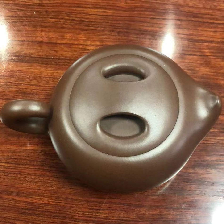 Premium Yixing Purple Clay Teapot - Qing Shui Ni Ox Design by Master Cao Lanfang (National Senior Craft Artist) - Perfect for Gongfu Tea Ceremony, Home Decor & Gift Giving