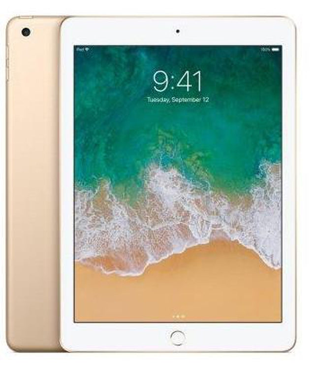 Apple iPad 5th Gen 9.7-inch 32GB WiFi Gold (Model MPGT2LL/A) - Perfect for Work, Study & Entertainment