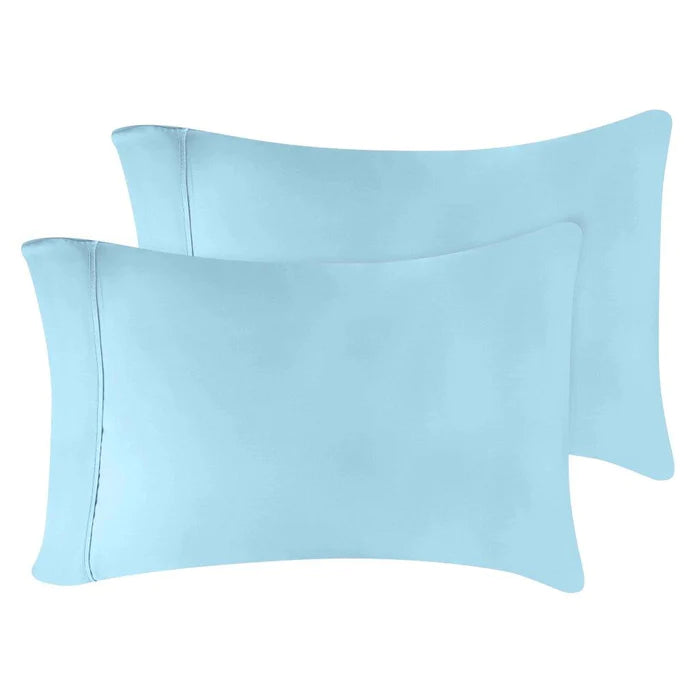 300 Thread Count Modal Beechwood Pillowcase Set - 2 Piece Soft & Breathable Bedding for a Comfortable Night's Sleep - Perfect for Home, Hotel, and Travel Use
