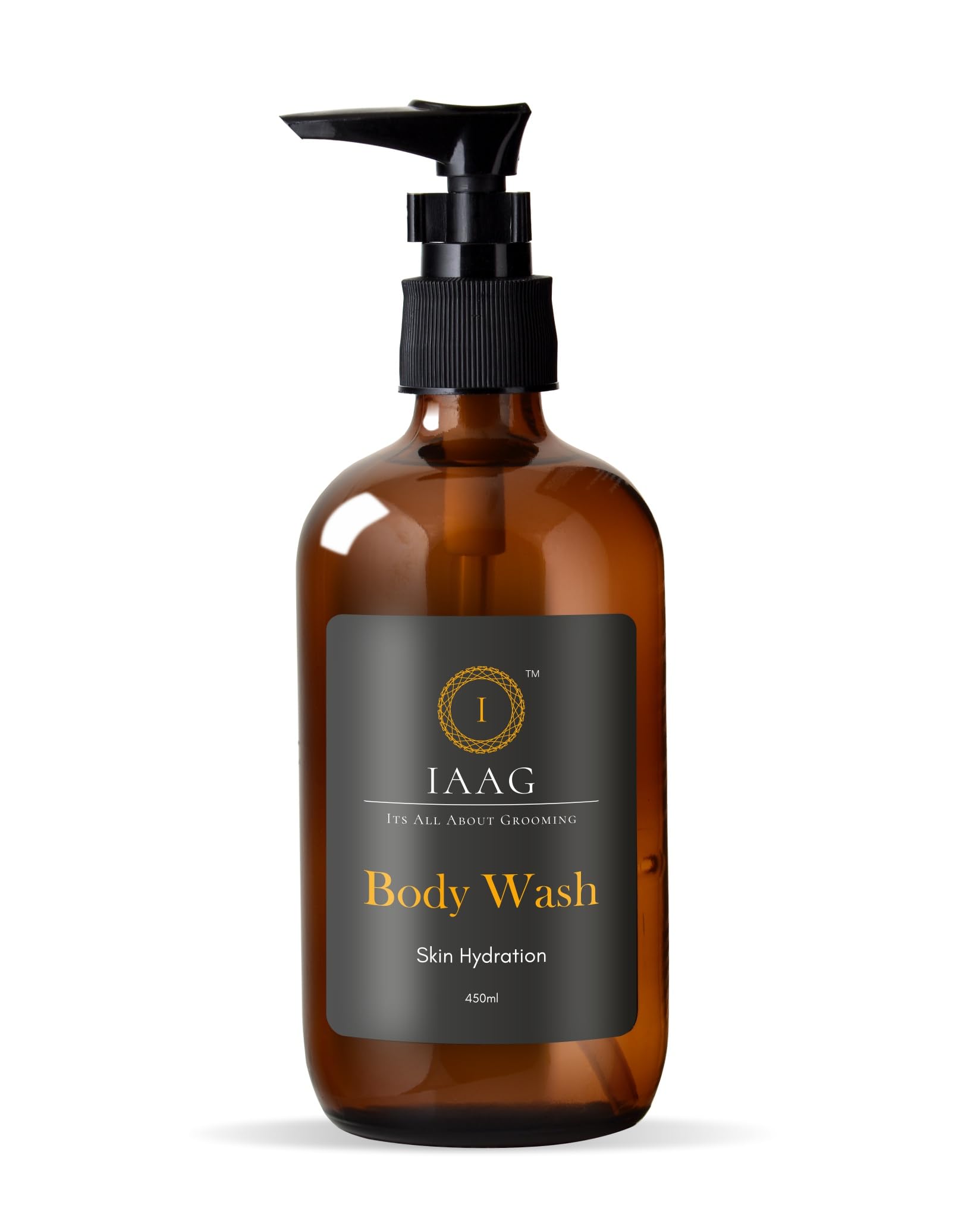 IAAG Gentle Exfoliating & Moisturizing Body Wash 450ml - Hydrating Shower Gel for Dry Skin, Men & Women | Enriched with Nourishing Formula for Softer Skin | Perfect for Daily Shower Routine & Spa-Like Experience at Home