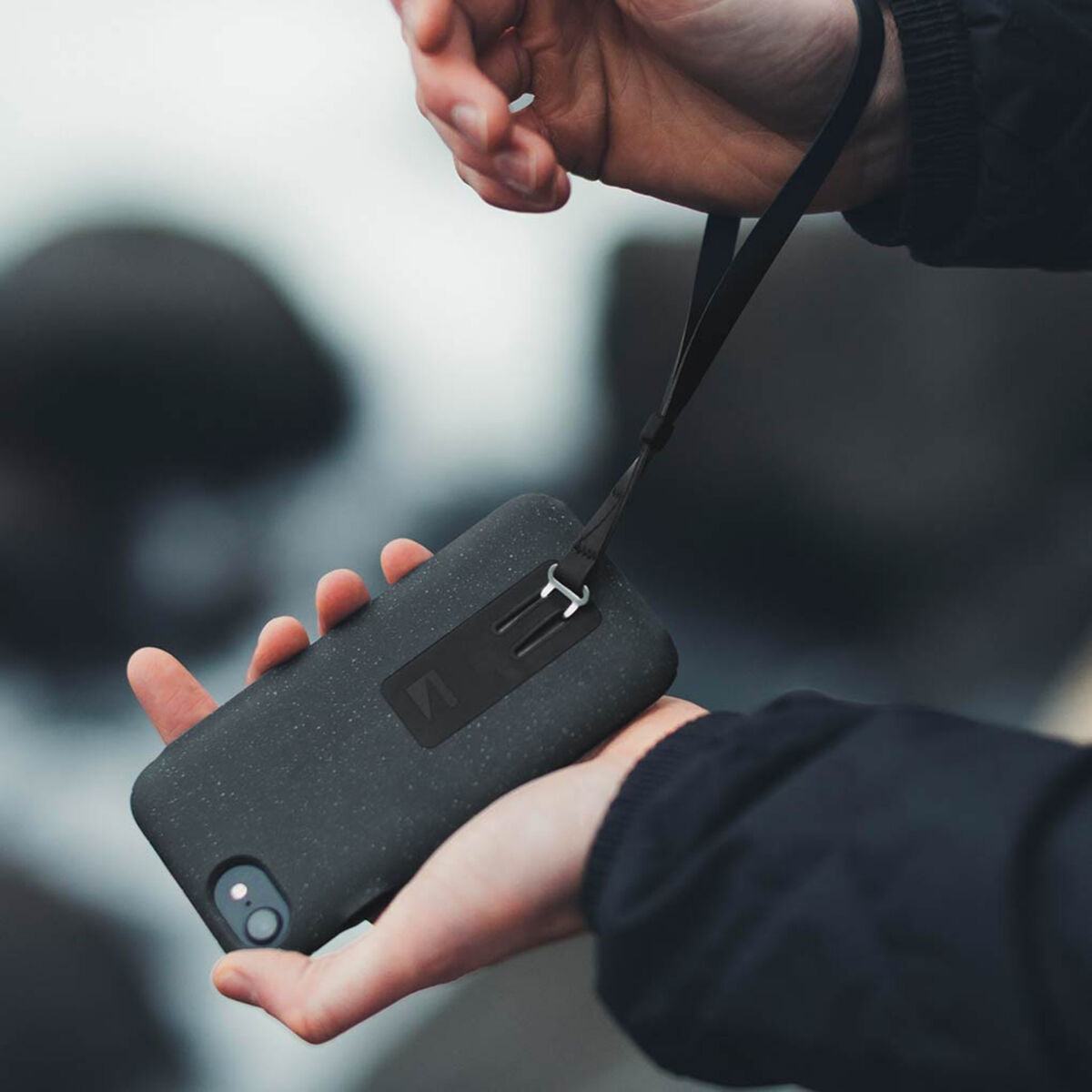 Lander Moab Rugged Protective Case for iPhone 7/8 - Shockproof & Slim Design - Matte Black - Perfect for Outdoor Adventures & Daily Use
