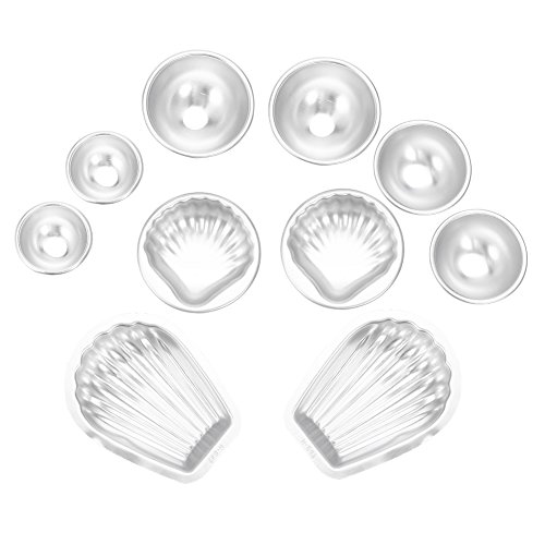 Premium Aluminum Alloy DIY Bath Bomb Molds - Handmade Soap & Cake Making Tools for Creative Crafting | Perfect for Spa Gifts, Home Relaxation & DIY Projects (#1)
