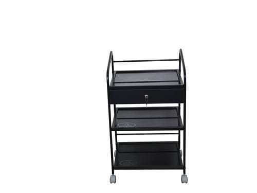 3 Tier Portable Tattoo Trolley Cart TA6039 - Mobile Tattoo Supply Organizer with Wheels for Tattoo Artists & Studios - Perfect for Ink, Needles & Equipment Storage
