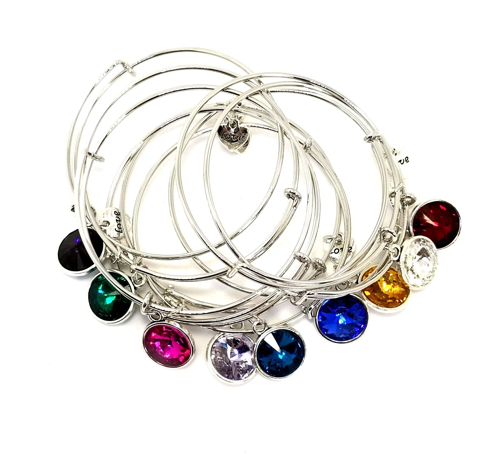 Adjustable Birthstone Love Bracelets - Maison Terre Natural Handmade Jewelry for Women, Personalized Gift for Mom, Wife, Girlfriend | Perfect for Anniversaries, Birthdays & Special Occasions