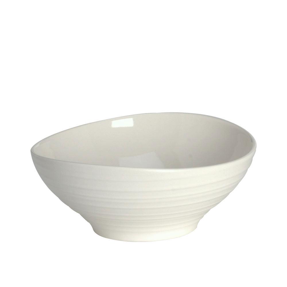 Swirl White Soup Cereal Bowl - Elegant Porcelain Dish for Soup, Cereal, Pasta & Desserts | Perfect for Dining, Entertaining & Everyday Use