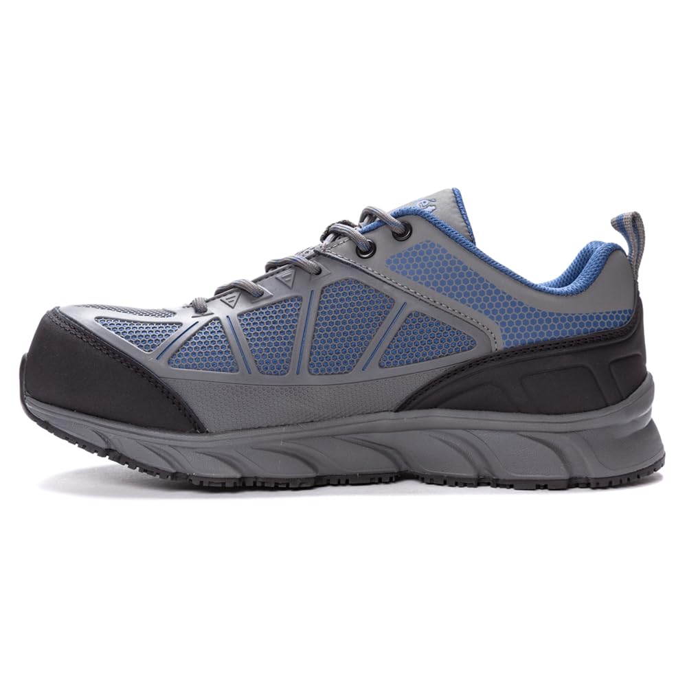 Propét Men's Seeley II Composite Toe Work Shoes - Lightweight Safety Shoes for Construction, Warehouse & Industrial Work - Non-Slip, Comfortable Work Boots for Electricians & Mechanics