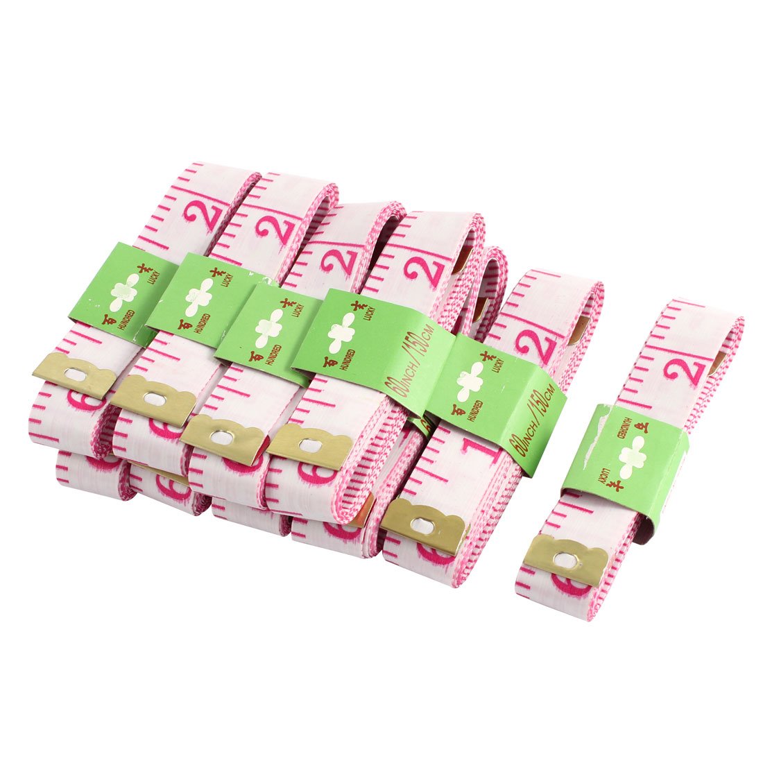 uxcell 150cm Soft Body Measuring Tape - 10 Pack Sewing Tailor Ruler for Accurate Measurements - Perfect for DIY Sewing, Dressmaking & Crafting Projects
