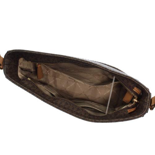 Michael Kors Jet Set Travel Large Crossbody Messenger Bag in Brown - Stylish & Spacious for Work, Travel & Everyday Use