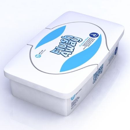 Flushable Personal Wipes - 540 Count (Case of 1321) | Biodegradable & Gentle for Adults & Babies | Perfect for Travel, Camping & On-the-Go Hygiene