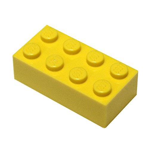 50PCS LEGO 2x4 Bright Yellow Bricks - Bulk Building Blocks for Kids, DIY Projects, and Creative Play | Perfect for LEGO Sets, MOCs, and Educational Activities