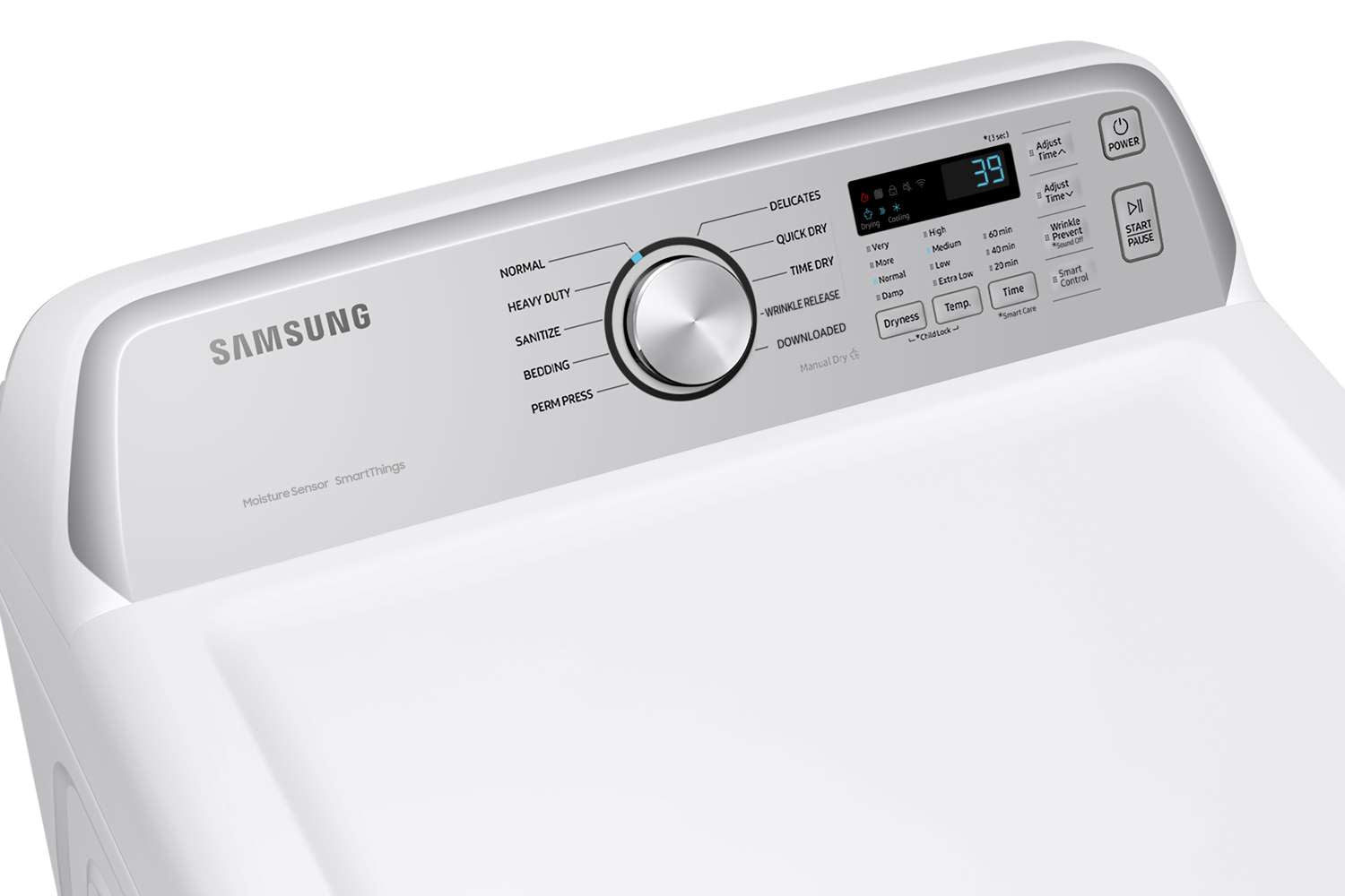 Samsung 5.3 Cu.Ft White Top Load Washer with Agitator & 7.4 Cu.Ft White Electric Dryer Set with SmartThings Technology - WA46CG3505AWA4/DVE47CG3500WAC - Perfect for Large Family Laundry Rooms and Smart Home Integration