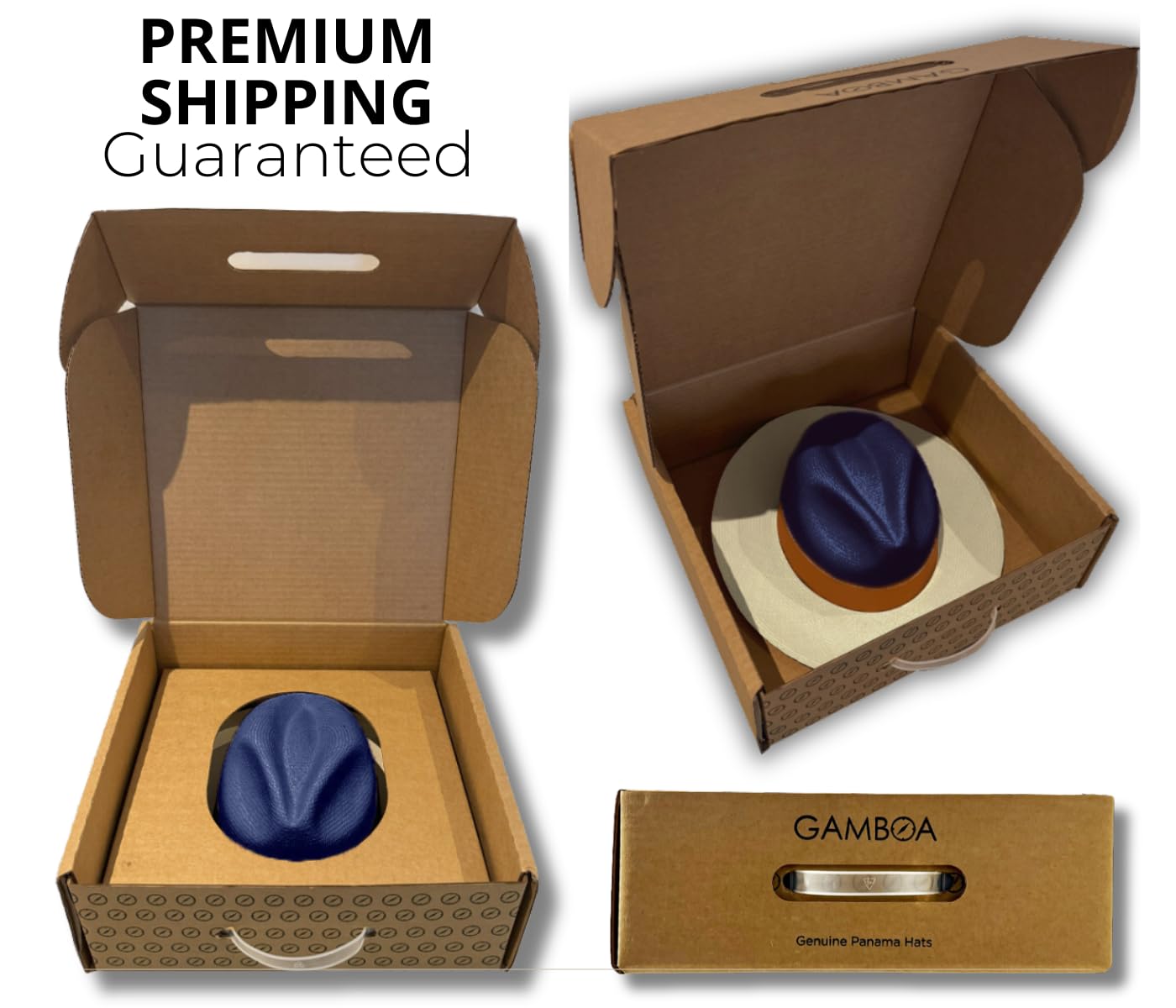 Gamboa Original Panama Hat for Men & Women - UPF50+ UV Protection Straw Fedora Summer Beach Sun Hat - Perfect for Vacations, Outdoor Events & Sun Safety