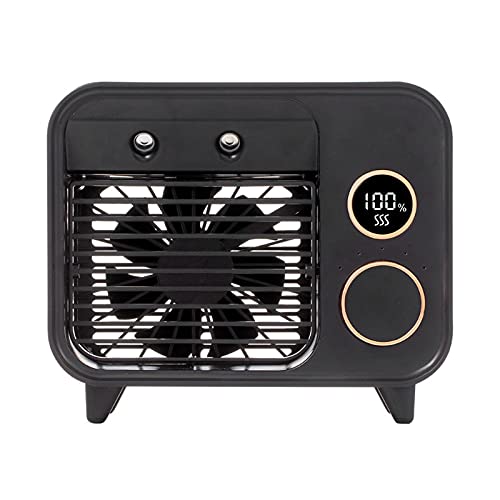 Rechargeable Sterose Personal Air Cooler - 2000mAh Battery, 3 Speed Modes, Portable Mini AC Fan for Car, Office & Desktop | Compact Cooling for Indoor Use, Travel & Workspaces