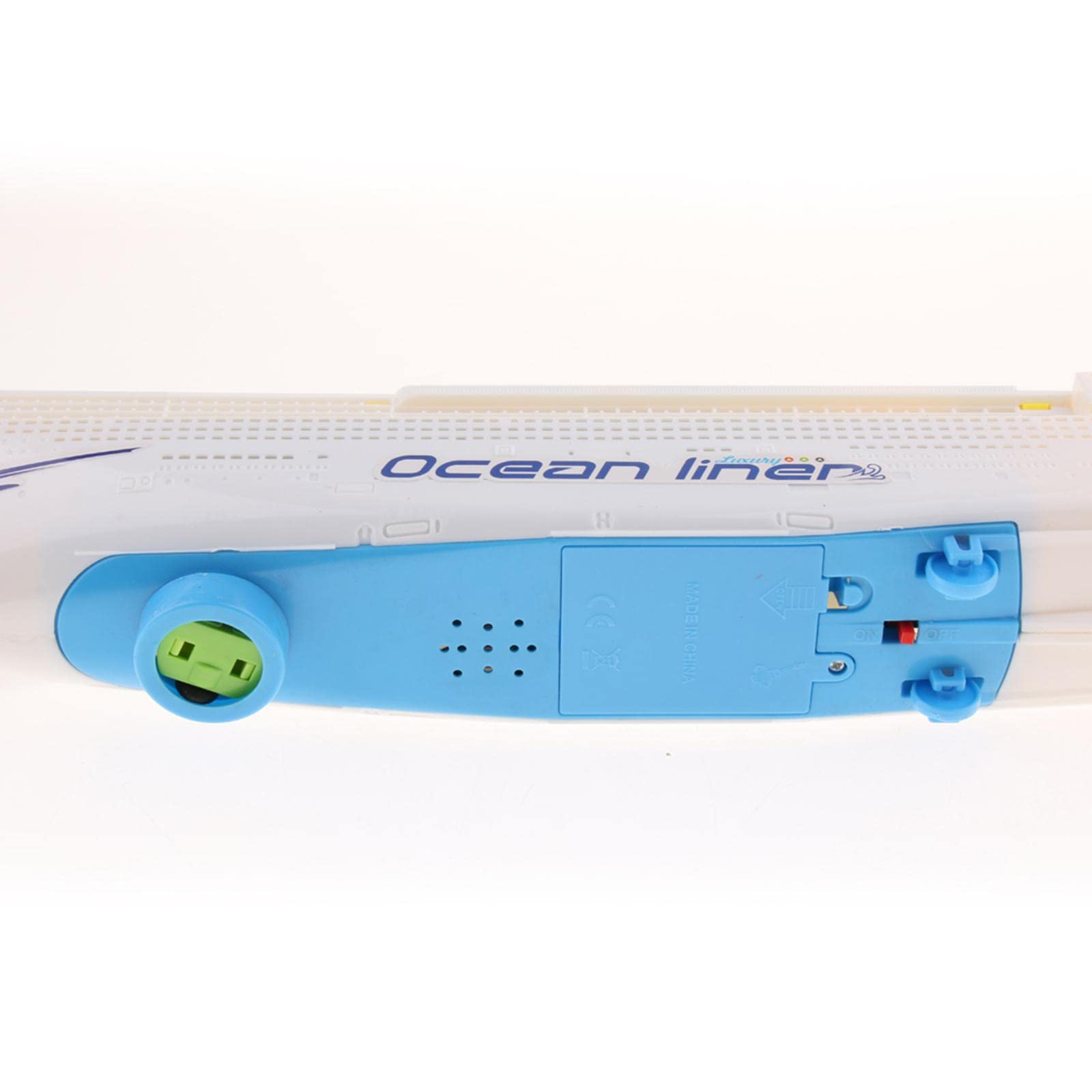 Electric Boat Toy with LED Lights - Remote Control RC Speed Boat for Kids & Adults - Perfect for Pool, Lake, and Bathtub Water Play